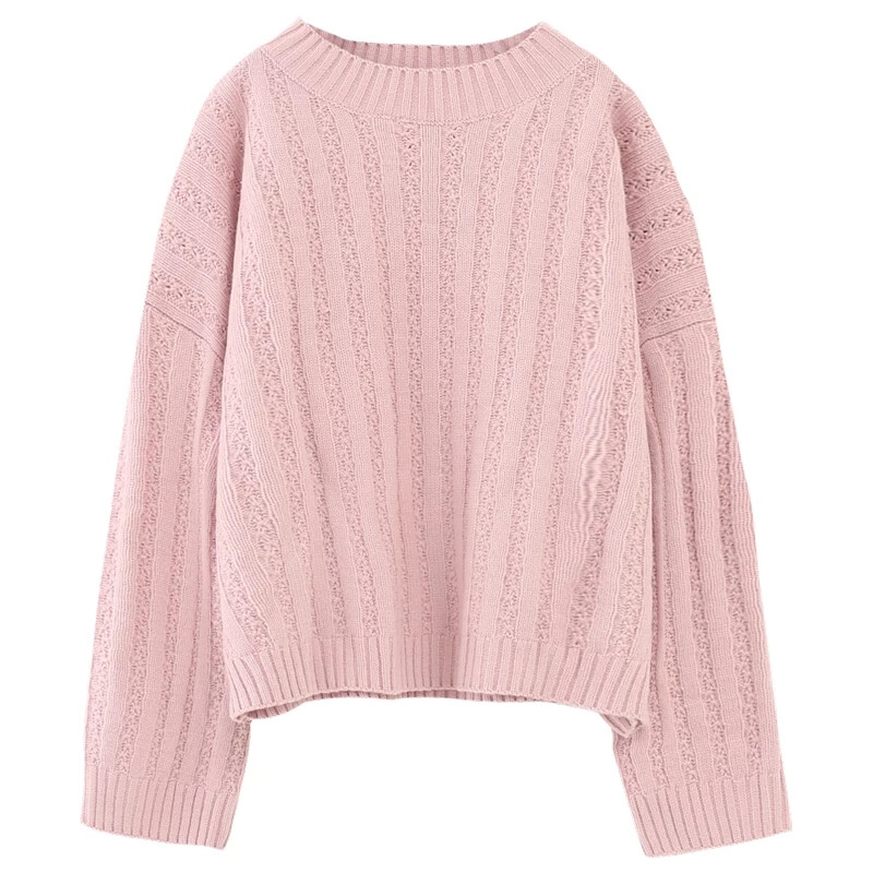 小清新毛衣女甜美2018秋装新款韩版秋冬宽松长袖可爱甜美套头外套