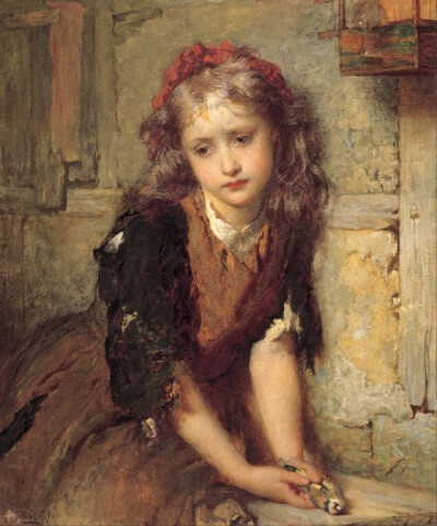 维多利亚时代的英国画家George Elgar Hicks 