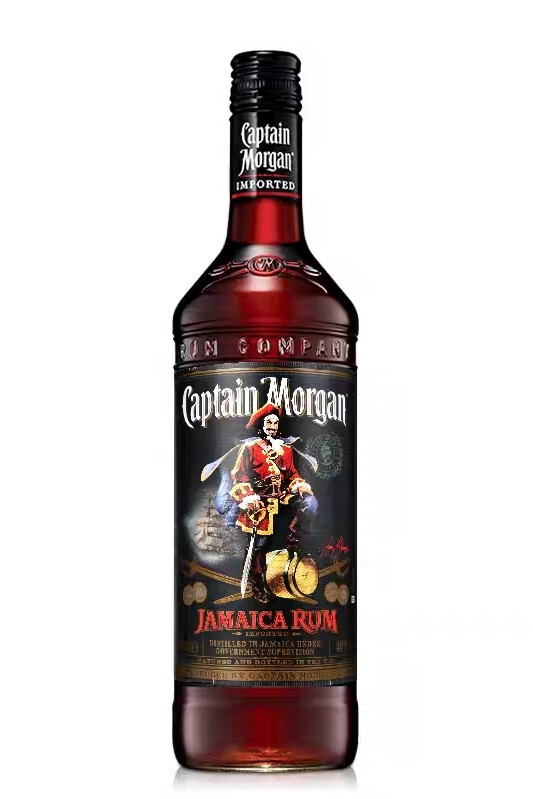 洋酒 摩根船长黑朗姆酒Captain Morgan鸡尾酒调酒基酒烘培黑标