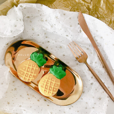 菠萝造型马卡龙