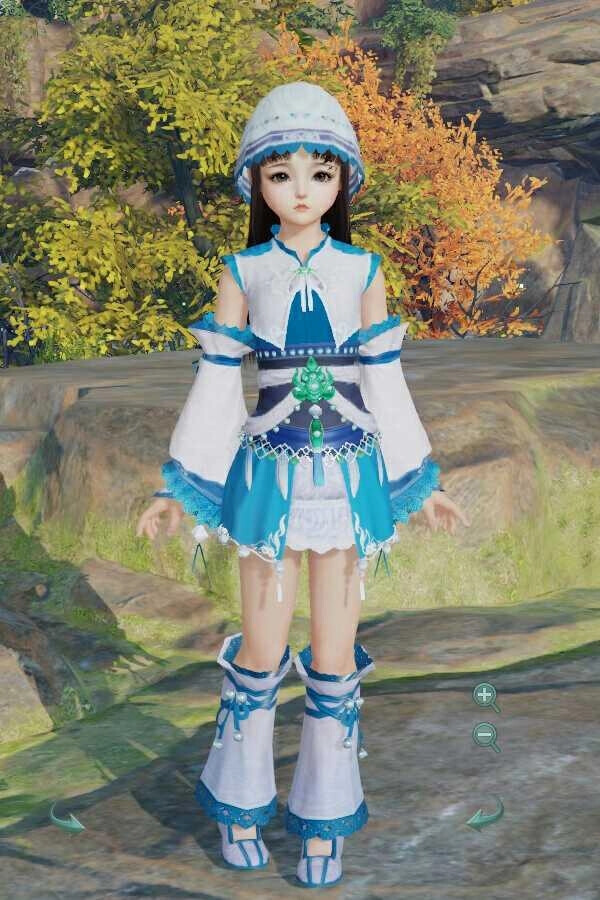 剑三咩萝校服坐忘灵风剑茗套