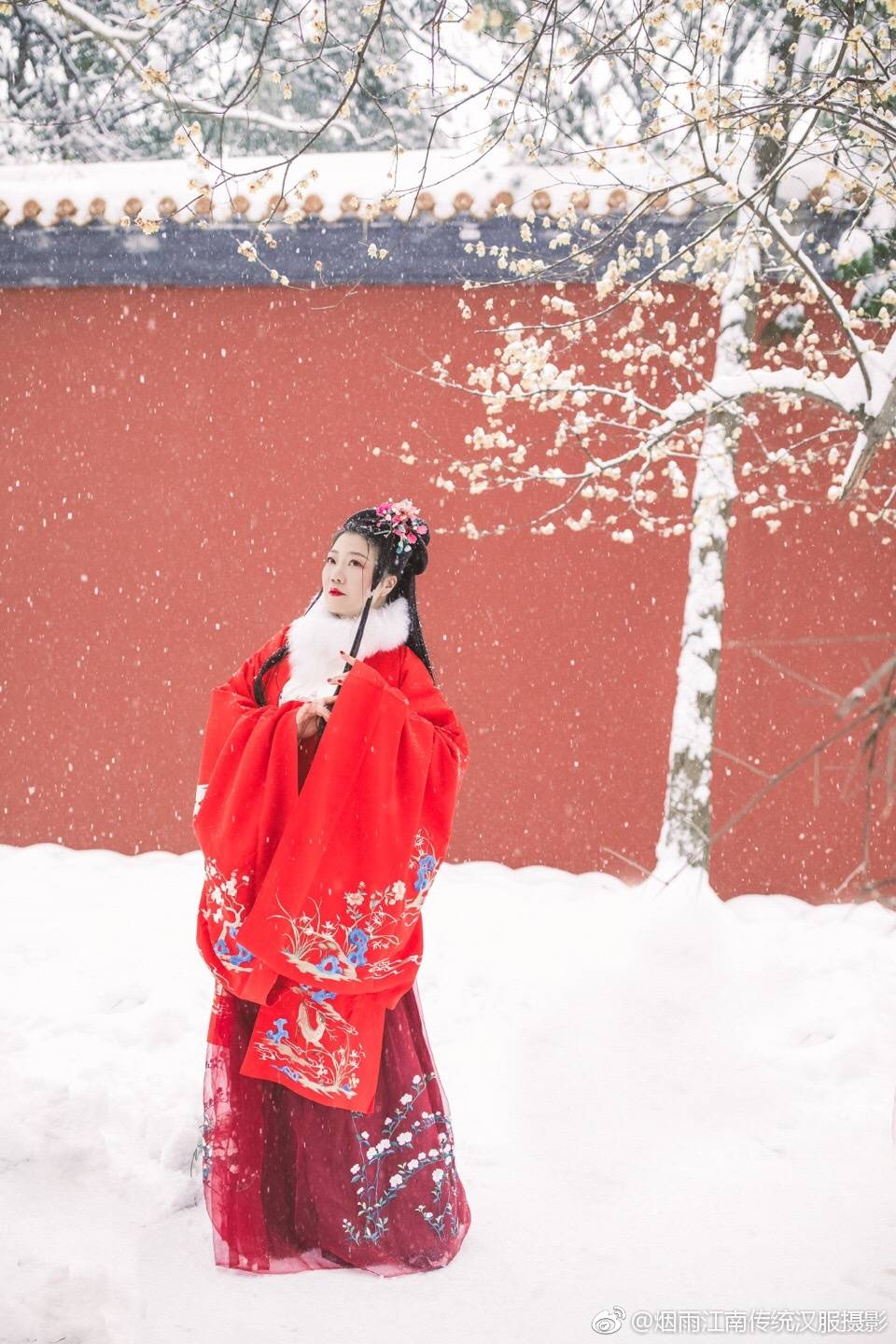 明孝陵---雪
服装@清辉阁步光 鹤鹿同春
出镜@海盗山人
妆发摄影@姜老师vv ​