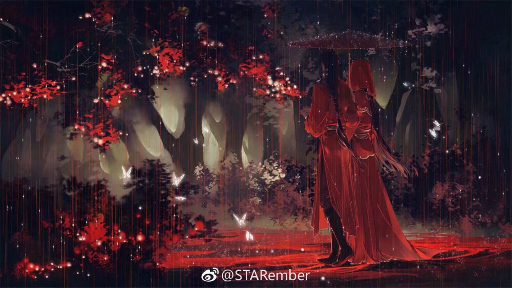 天官赐福 花怜红色系
crwb：STARember