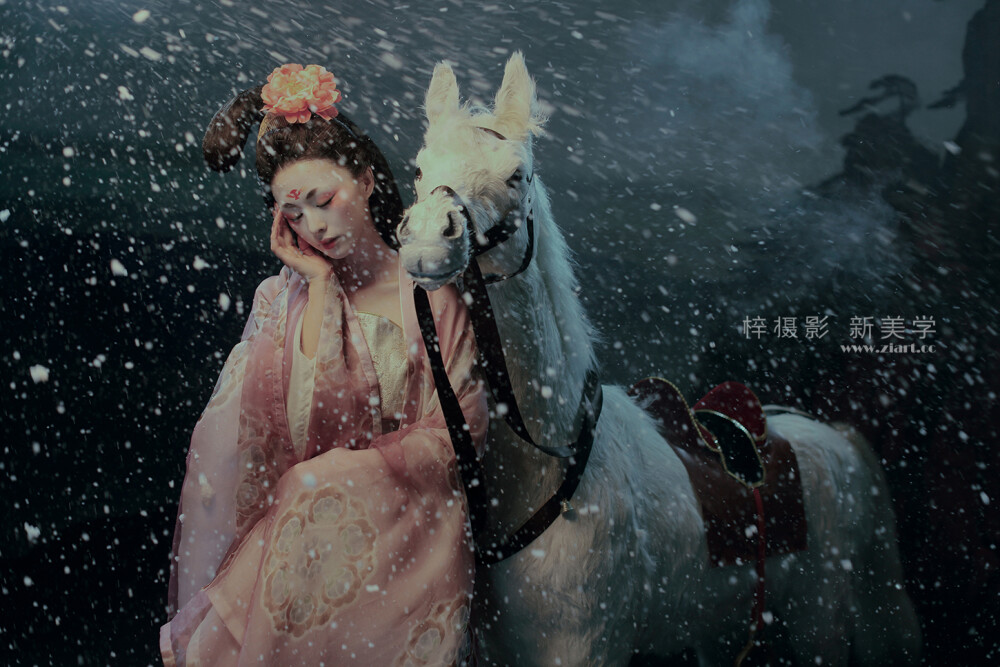 汉服，唐风，燕支雪 