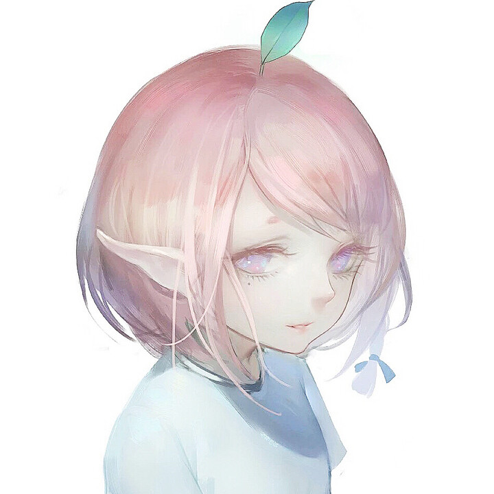 动漫头像盐系女生梦幻