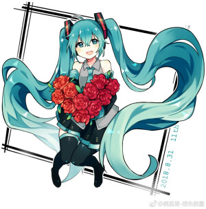 初音ミク
画师：疯狐君
来源微博