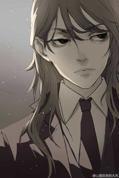 「少年」_煤_ 绘