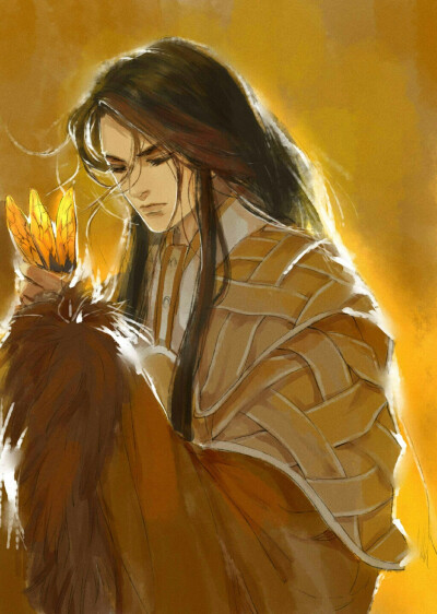 「古风美男」_煤_ 绘