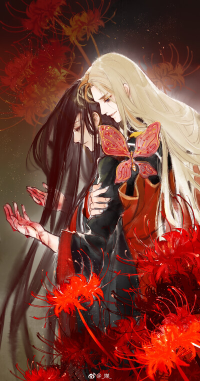 「古风美男」_煤_ 绘