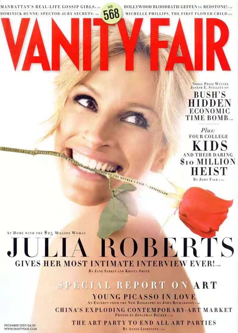 Julia Roberts
朱莉娅罗伯茨*