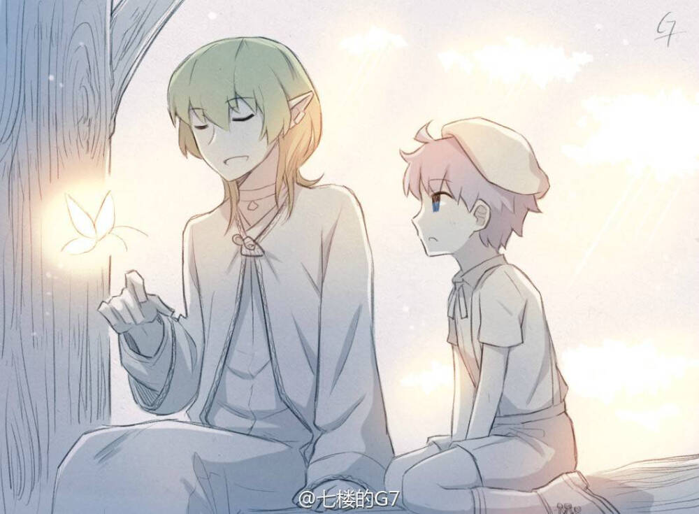 小绿和小蓝 七楼的g7 来源微博