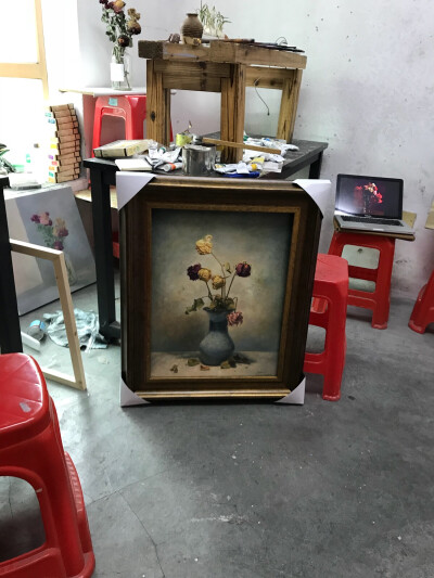 油画人物作品