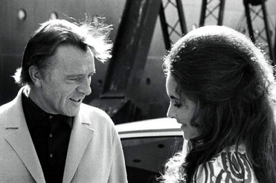 Richard Burton and Elizabeth Taylor - Le Havre, France, July 21, 1970