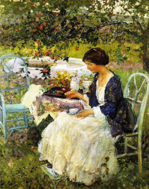 20世纪初美国印象派画家Richard Edward Miller ​​​