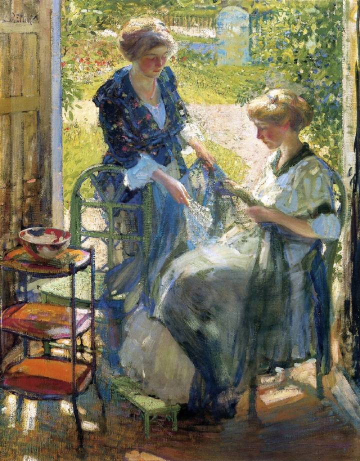 20世纪初美国印象派画家Richard Edward Miller ​​​