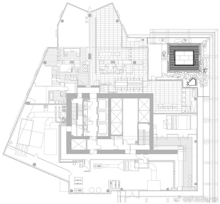 空中茶室，温哥华 / 隈研吾建筑都市设计事务所。#求是爱设计# ​