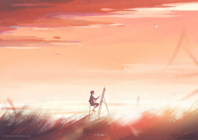 壁纸 手绘 风景