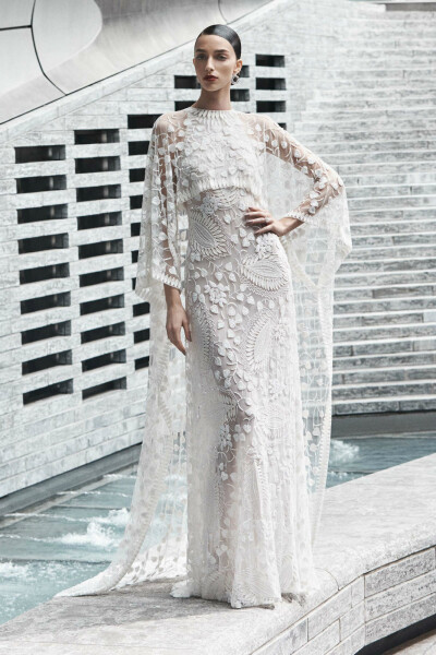 Naeem Khan（纳伊·姆汗）2019秋冬婚纱系列