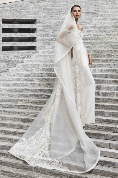 Naeem Khan（纳伊·姆汗）2019秋冬婚纱系列