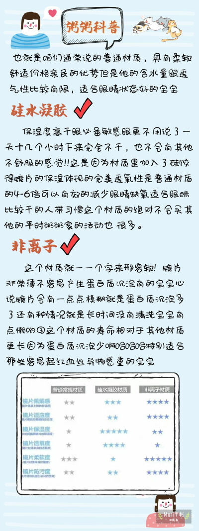 这也是我戴了美瞳之后才慢慢了解的一些小常识
希望能让喜欢美瞳的小可爱们少走弯路～