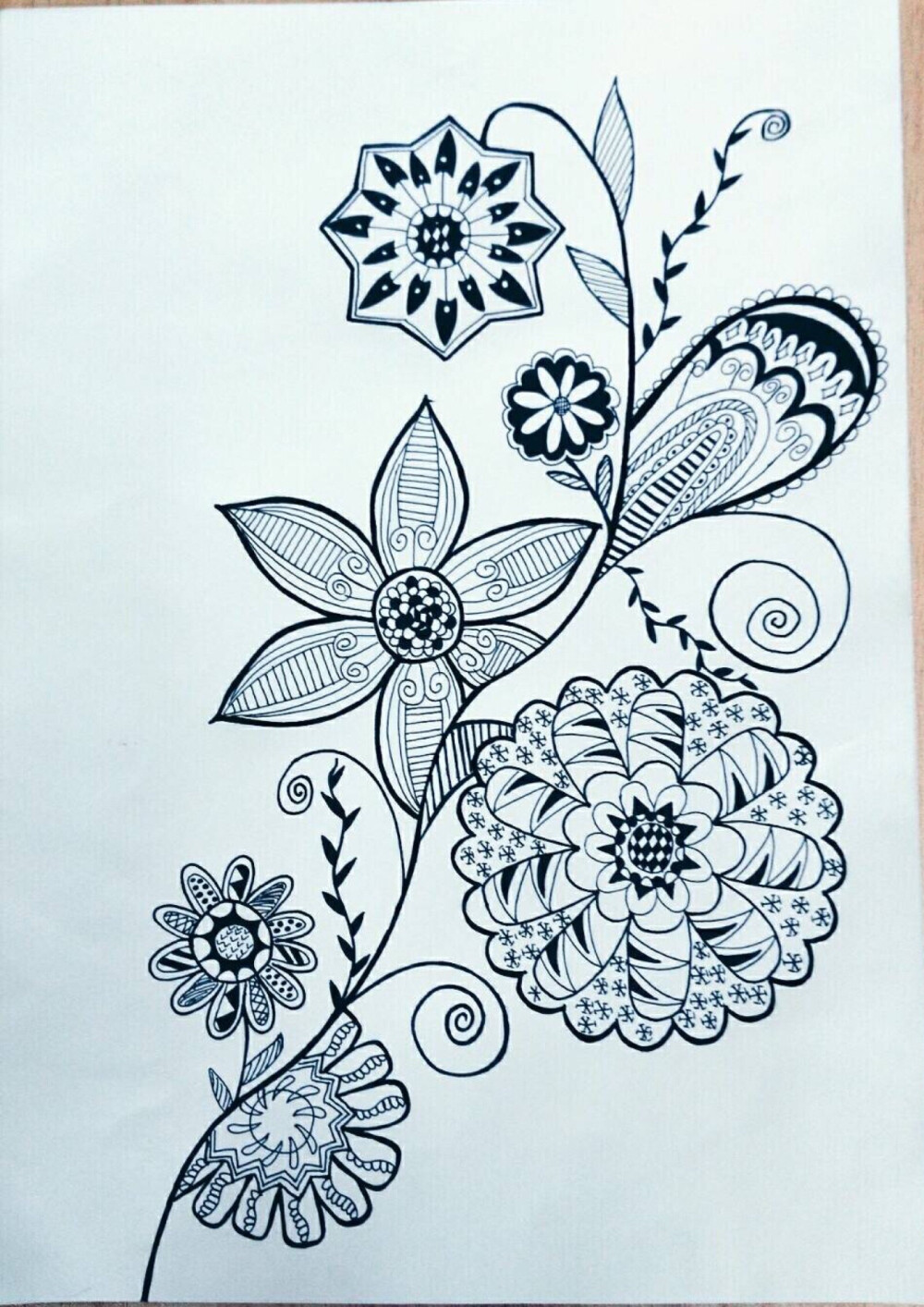 儿童线描画！