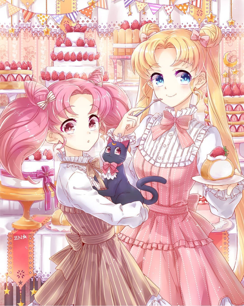 月野兔&小小兔 【美少女戰士】