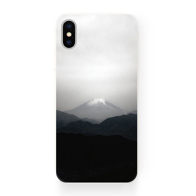 富士山日本原宿风 苹果8 plus iphone x i6 i7 plus i5se 手机壳