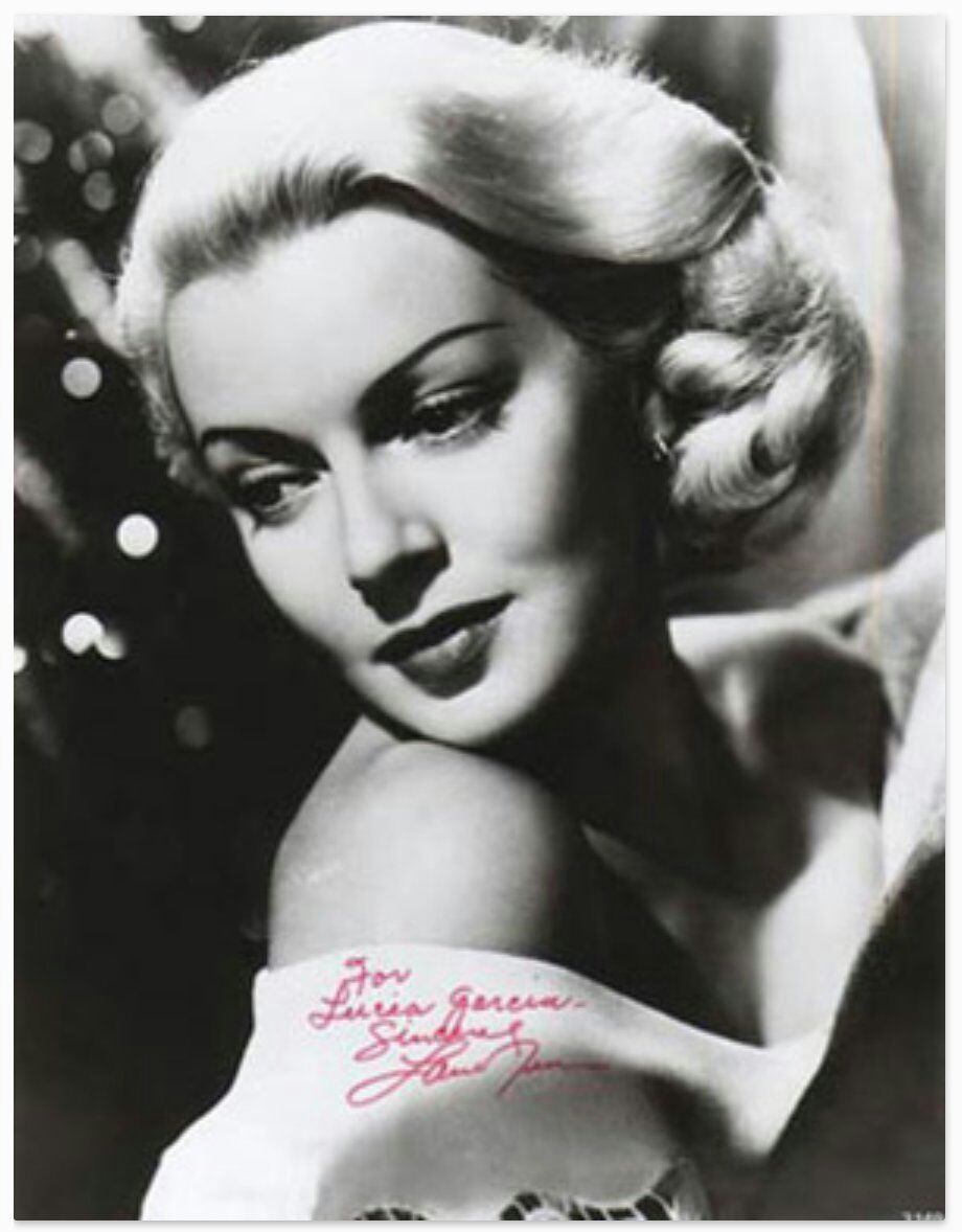 拉娜特纳
Lana Turner
美国女演员.1921-1995年.20世纪99位女演员（红字版签名照）