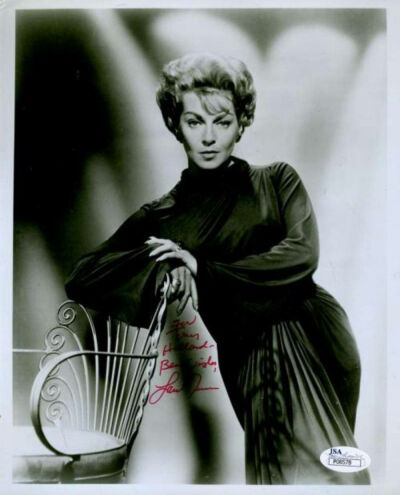 拉娜特纳
Lana Turner
美国女演员.1921-1995年.20世纪99位女演员（红字版签名照）