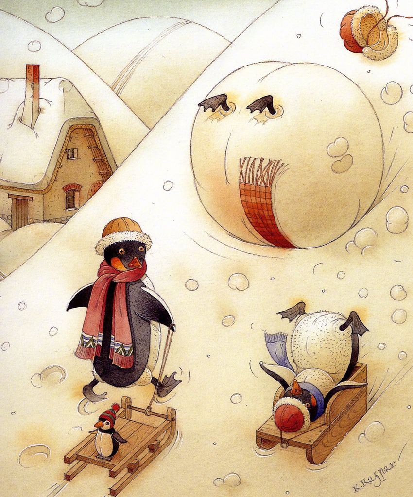 立陶宛绘本画家、插画家 Kestutis Kasparavicius 绘画作品 | www.kestutiskasparavicius.com ​