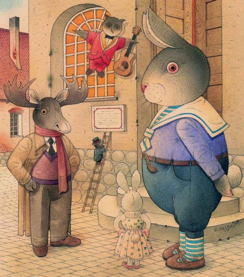 立陶宛绘本画家、插画家 Kestutis Kasparavicius 绘画作品 | www.kestutiskasparavicius.com ​