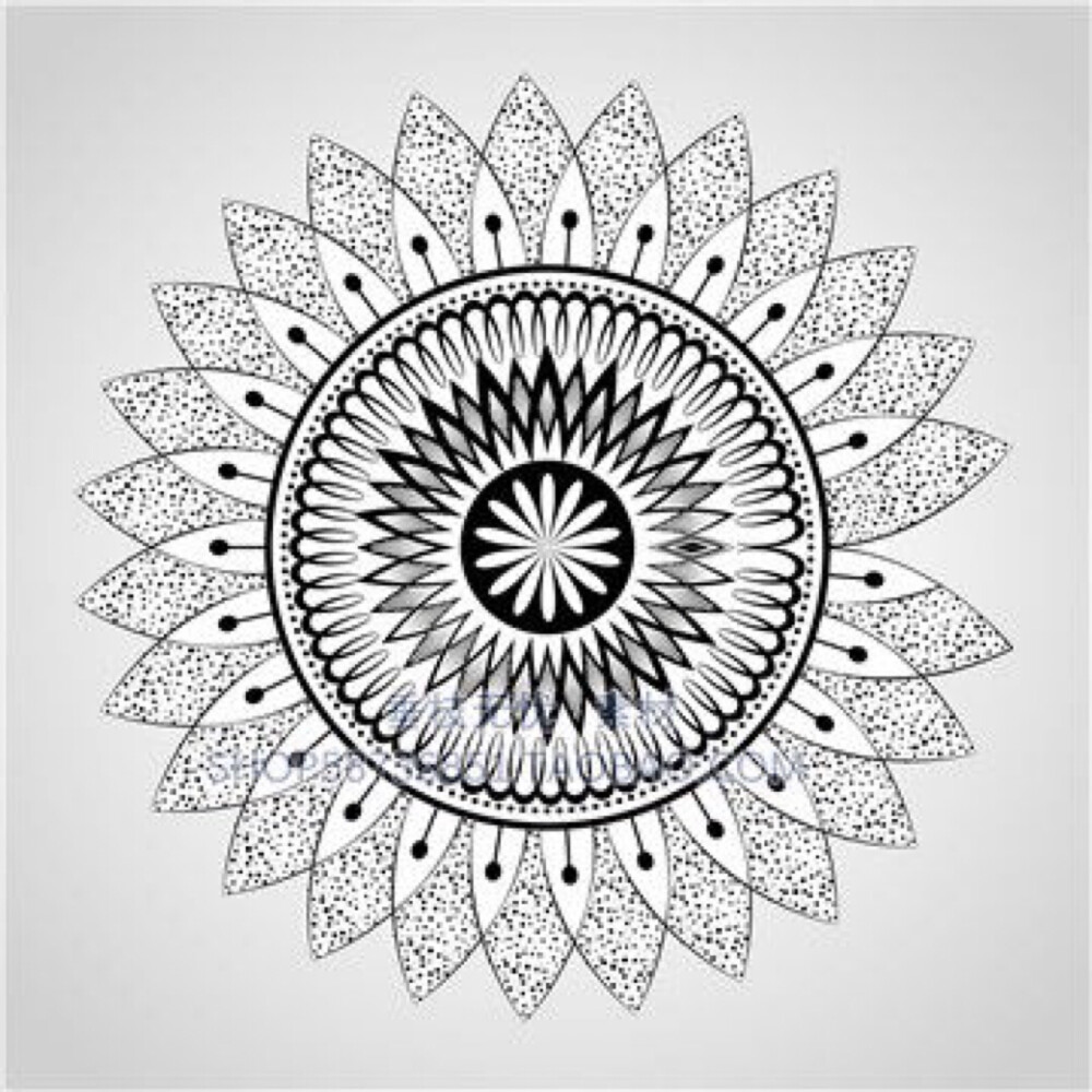 禅绕画曼陀罗素材蕾丝边框纹样侵删