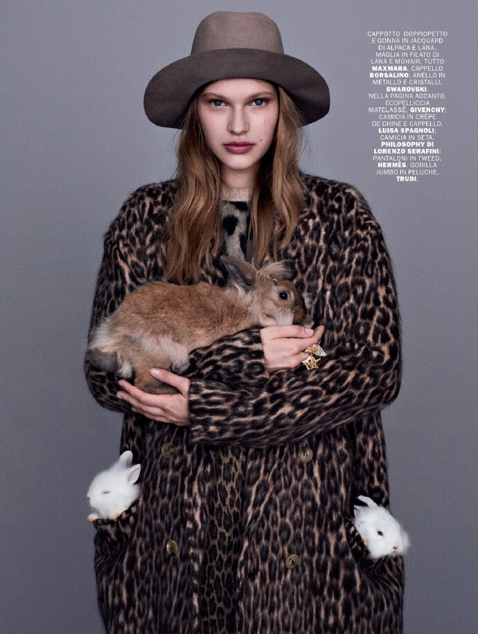 WE LOVE ANIMALS Marie Claire Italia October 2018