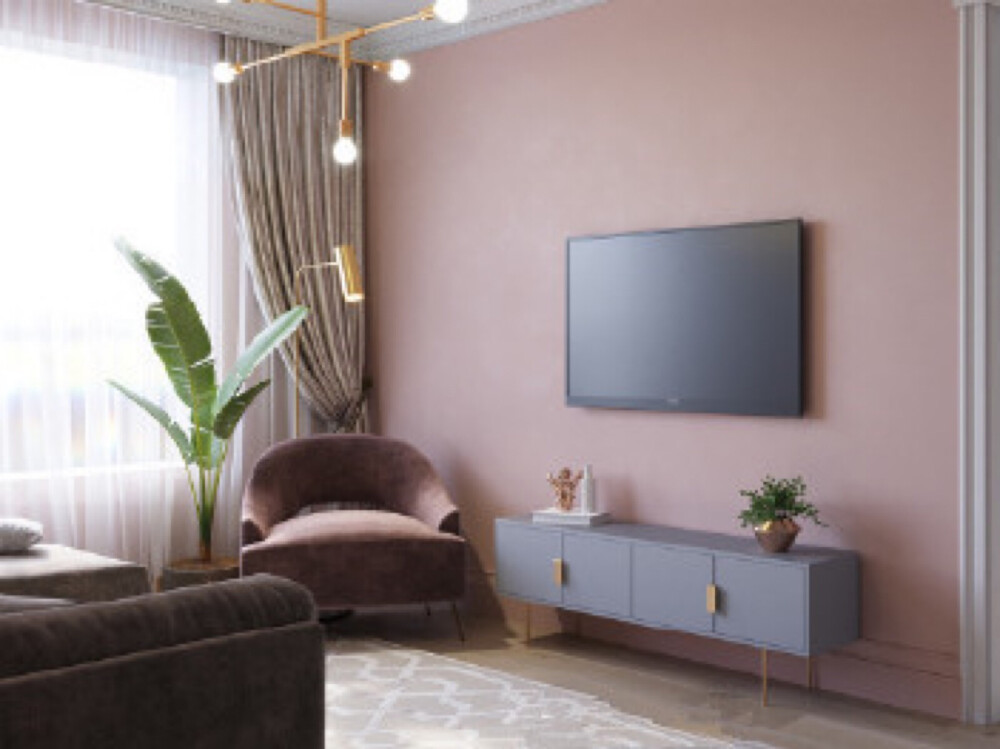 色彩搭配在房间的整体装修中是非常非常重要的，你喜欢用什么颜色来装饰你的家呢？
粉色和灰色的搭配就是时尚学中常常提到的高级感！穿衣如此，家装亦然如此！