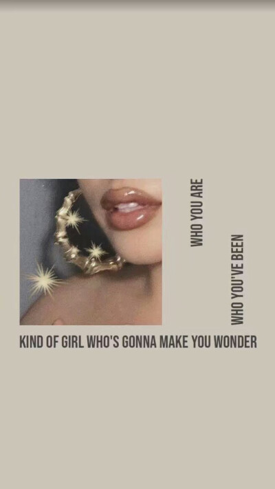 壁纸
往后余生
暴瘦是我
有钱也是我
——网易云热评《往后余生》 ​