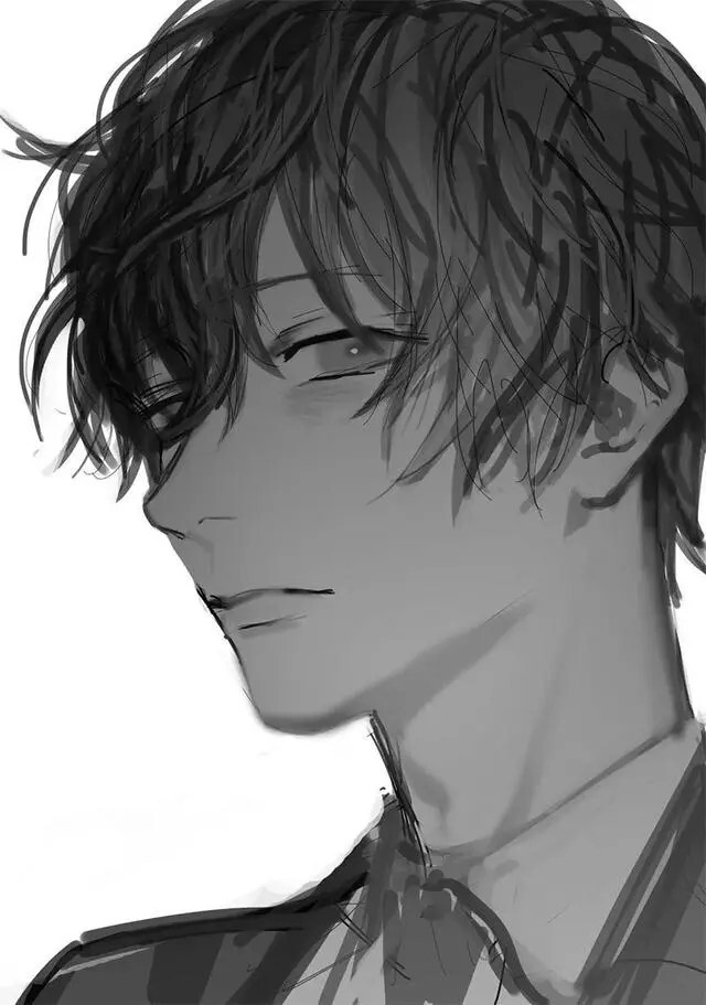 二次元小哥插画