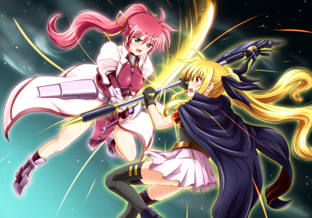 魔法少女奈叶as菲特t哈洛温席格娜