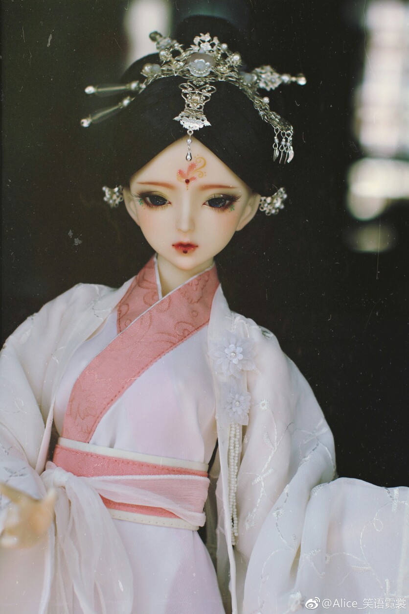 古风美人sd娃娃bjd玩具人偶壁纸萌物