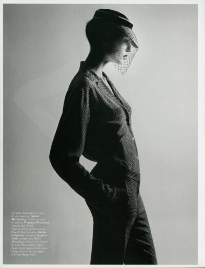 Nadja Bender by David Sims for Vogue Paris June/July 2012 