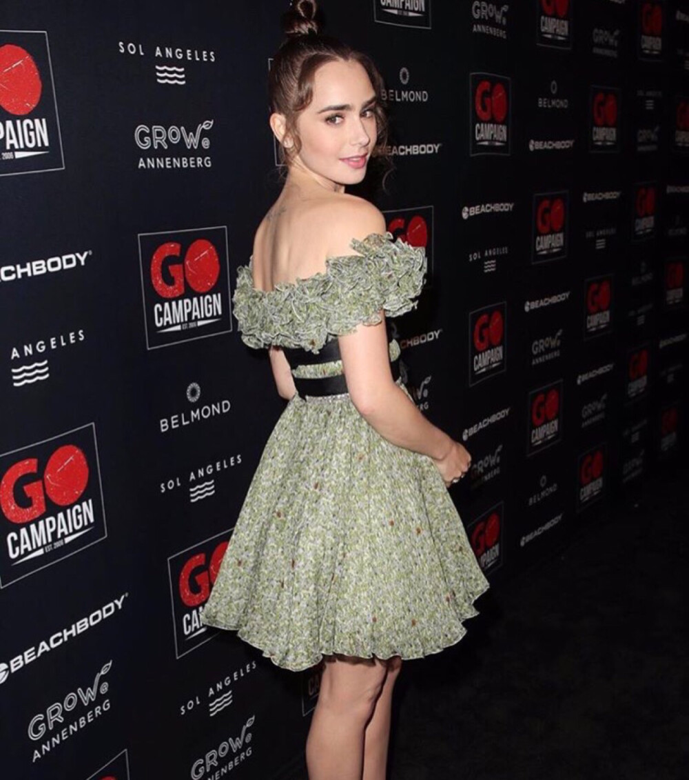 Lily Collins ins
Late night's #gocampigngala was an absolute beautiful evening celebrate all the work that @GOcampaign is doing to help vulnerable children around the world. Congratulations on all the money we raised to find new programs as well as continue to support those already changing lives. I'm so honored to be GO's first female ambassador alongside #RobPattinson and proud to be working hand in hand with one of their partner's @SteppingForwardLA. I can't wait to keep spreading the GO love