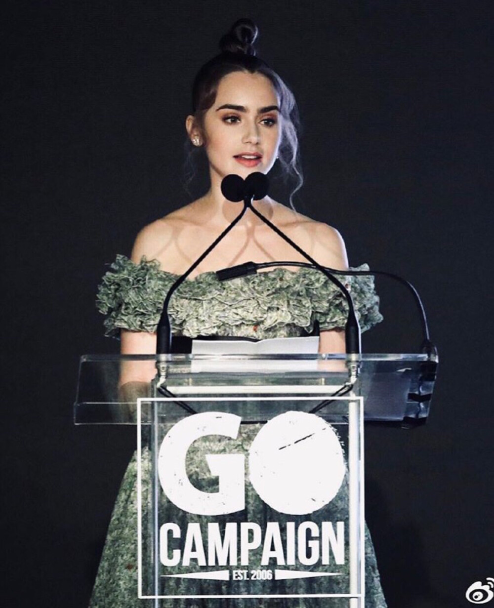 Lily Collins ins
Late night's #gocampigngala was an absolute beautiful evening celebrate all the work that @GOcampaign is doing to help vulnerable children around the world. Congratulations on all the money we raised to find new programs as well as continue to support those already changing lives. I'm so honored to be GO's first female ambassador alongside #RobPattinson and proud to be working hand in hand with one of their partner's @SteppingForwardLA. I can't wait to keep spreading the GO love