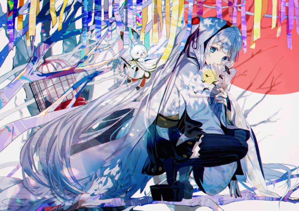 VOCALOID 初音未来 雪未来2018 绘师：KANOSE（p id=1460159） 本作品id=71281185