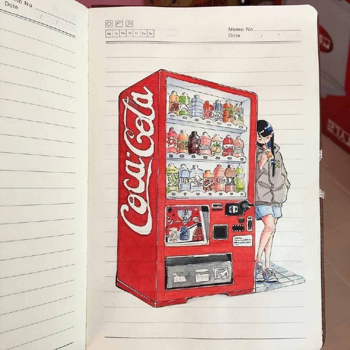 水彩插画by日本插画师lke