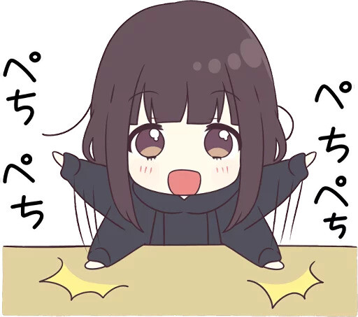 Menhera酱，可爱，表情包，萌萌哒，萌，Q版