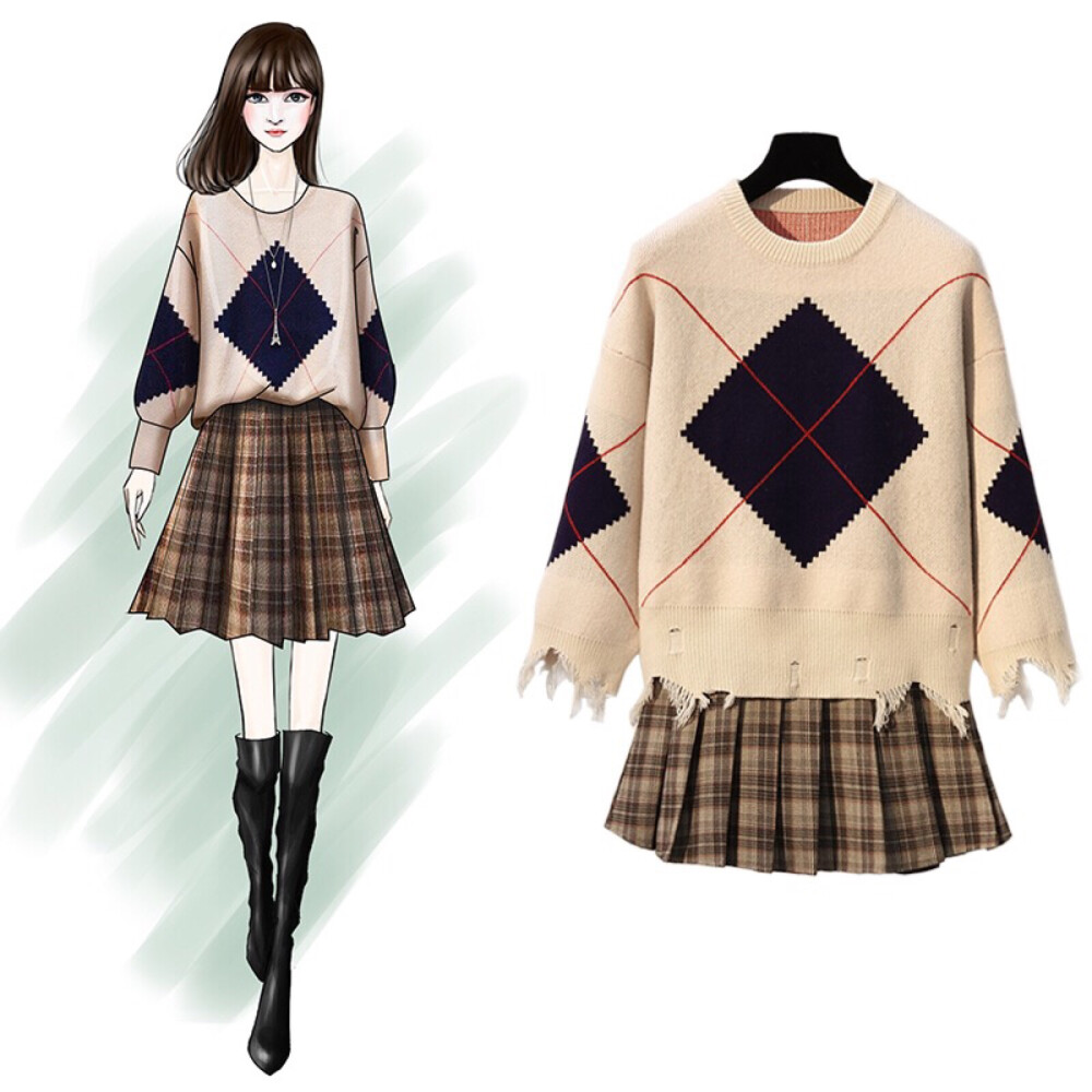 手账女孩 服装设计