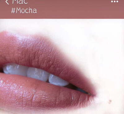 mac mocha
超级温柔的奶茶色 秋冬必备 