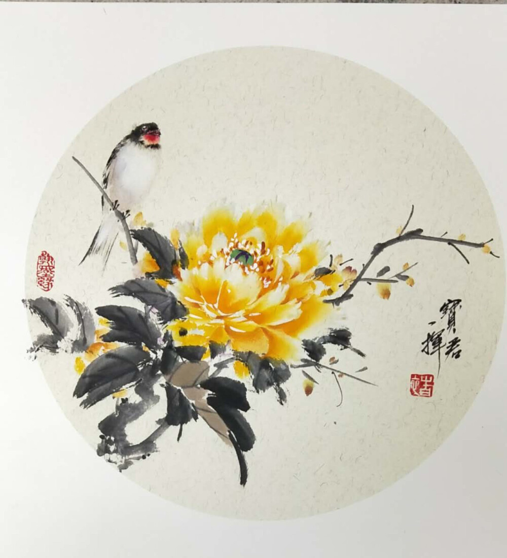 宝君老师的国画作品太喜欢了