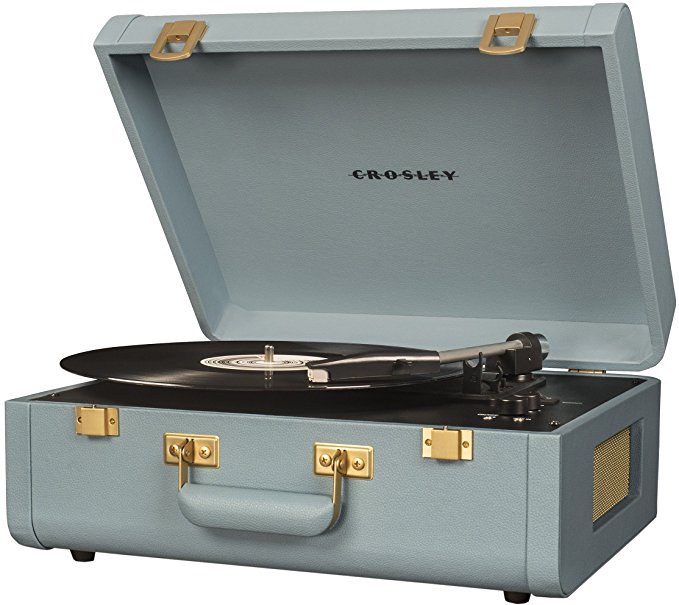 代购 美国CROSLEY CR6252A便携式黑胶唱片机蓝牙黑胶唱片机留声机