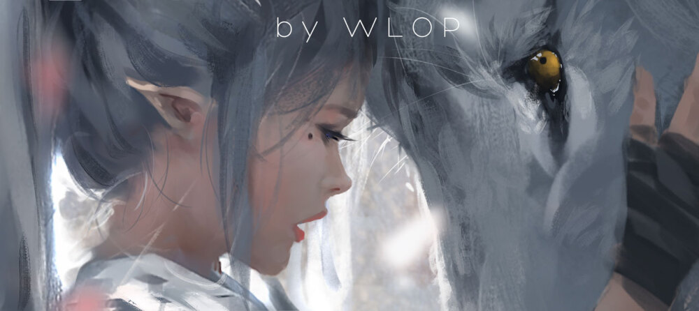 【Lean】画师：wlop【人物】【CG】【手绘】【参考】【无水印】