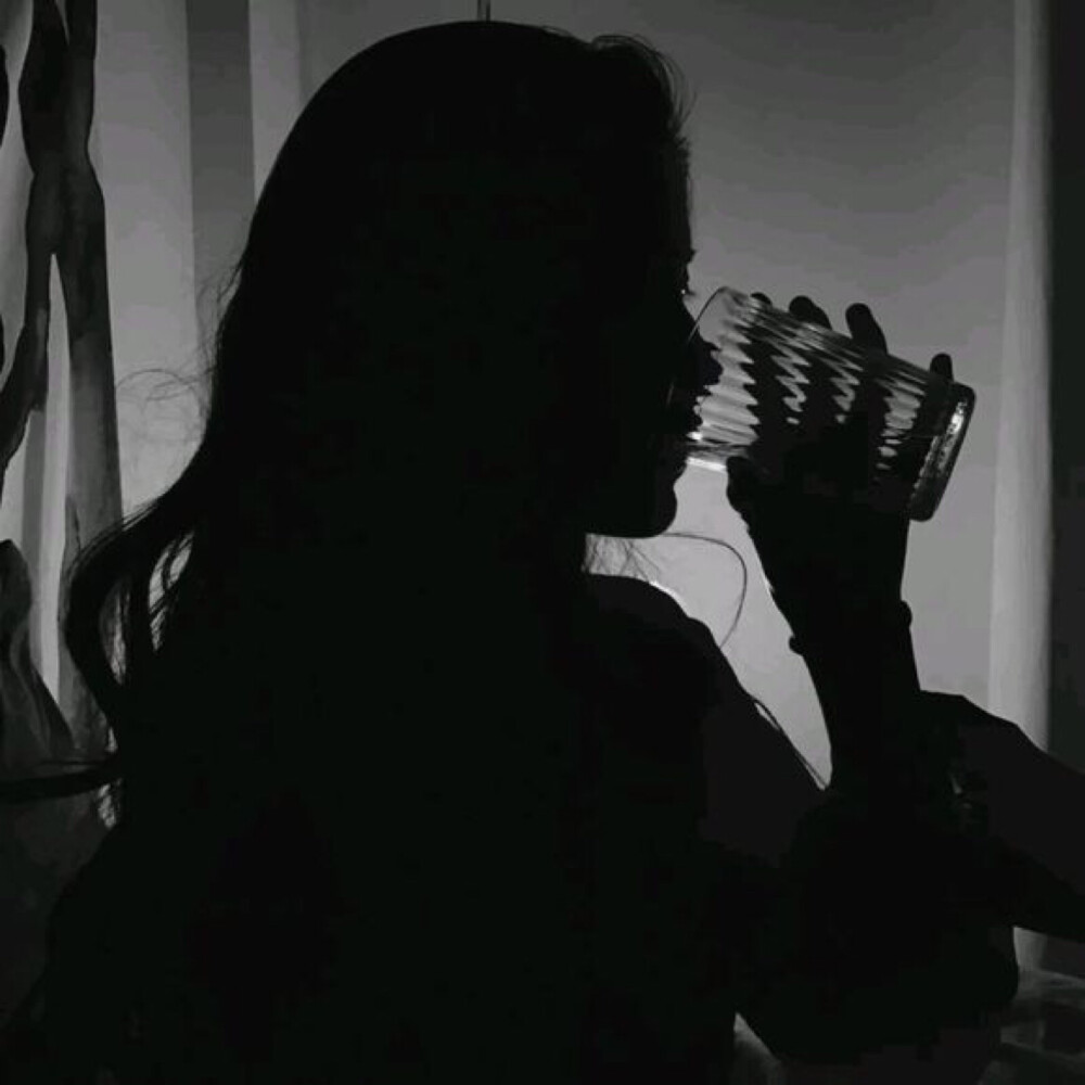 黑白头像情侣头像